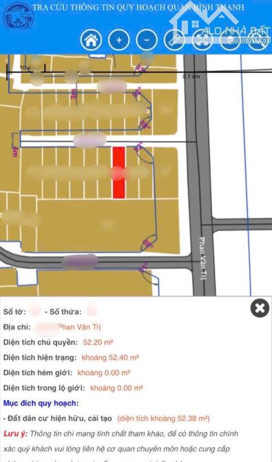 Bán nhà BÌNH THẠNH _ sát MẶT TIỀN đường Phan Văn Trị _ XE HƠI ngủ nhà