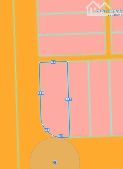 CẶP ĐẤT ĐÔNG KINH NGHĨA THỤC lô góc 2 MẶT TIỀN trên trục THÔNG THẲNG ra BIỂN: 11,7 x18,1m