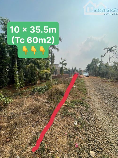 ĐẤT THỔ CƯ KOMLEO HOÀ ĐÔNG CŨ 10x35.5m CHỈ 1Tỷ750 Triệu
