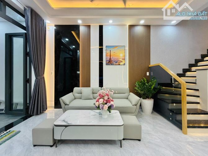 4x14m nở hậu sổ công nhận 55m2 giá 5,38 tỷ 3 tầng 3 phòng ngủ đường Lê Văn Thọ P11 Gò Vấp - 10