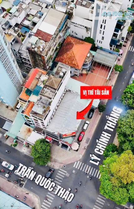 HÀNG HOT ! Bán Căn Góc 2 MT Trần Quốc Thảo - Lý Chính Thắng | DT: 14 X28m- Hầm, 3 tầng | - 1