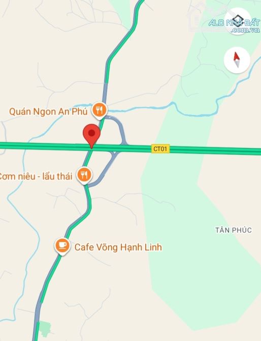 76.000 m2 View Suối ôm 1/2 đất cách 720   600m,  cách nút giao cao tốc 950m - 1