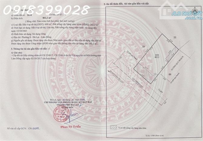 Bán đất Đà Lạt - 1
