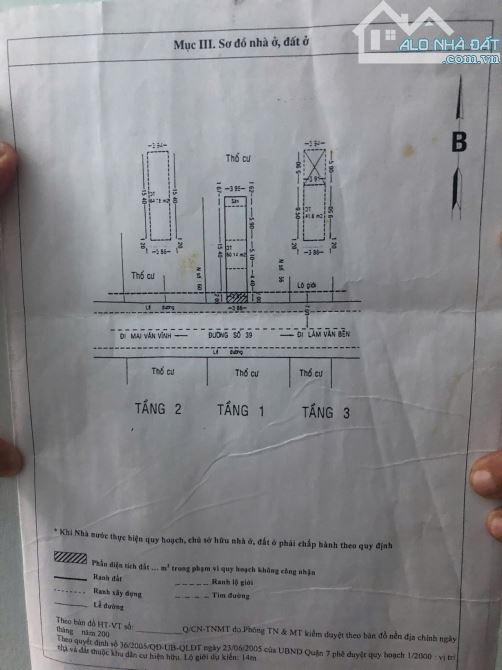 nhà 3,85x18m 3 tầng đường số 39 Phường Tân Quy Q7 - 1