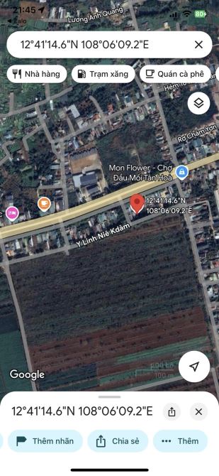 GIÁ TỐT - MẶT TIỀN YLINH NIE - KHU TÂN PHONG - DT:5x24m - GIÁ:2,9 TỶ - 1
