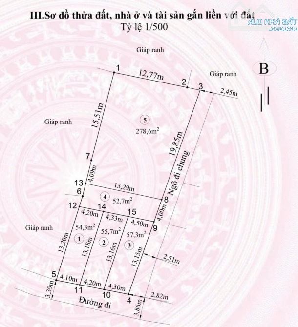 Bán 4 lô F0 tại trung tâm Hoa Động - Thuỷ Nguyên - Hải Phòng✅ vị trí đẹp, gần tiện ích - 1