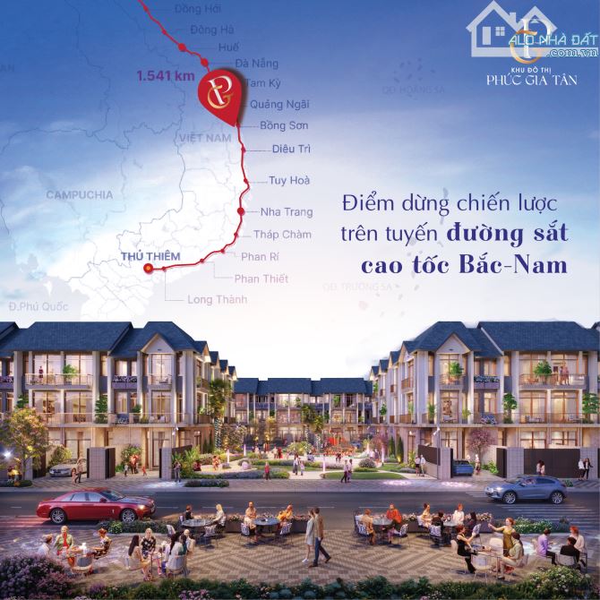 Nhanh Tay Sở Hữu Lô Đất Đẹp - DT 84m2 - Khu Đô Thị Phúc Gia Tân - Giá Chỉ từ 18,5tr/m2 - 1