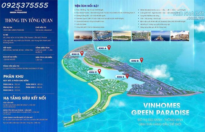 Vinhomes Cần Giờ đại đô thị 2870hecta lớn nhất Việt Nam. Nhận đạt chỗ và giữ giá tốt ngay - 1