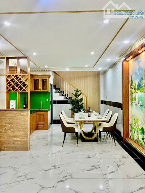 BÁN NHÀ ĐẸP 3,5 TẦNG SHR HIỆP THÀNH Q12 HẺM XE HƠI 7 MÉT GIÁ CHỈ 4,98 TỶ - 1
