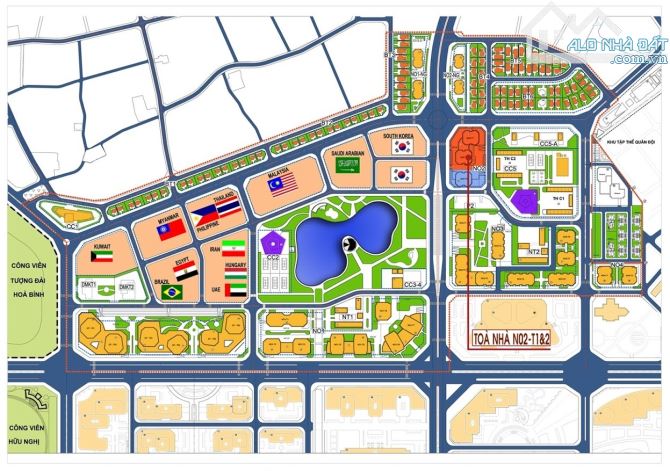 Cho thuê căn 2 PN toà N02-T2, Ngoại Giao Đoàn, Bắc Từ Liêm giá 15 triệu/tháng - 1