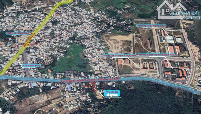 bán 3 lô mặt tiền đại lộ nguyễn tất thành, vị trí vàng đầu tư - 1