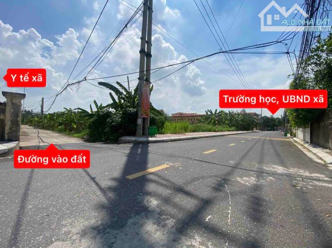 🚀 SIÊU RẺ ĐẤT CHƯƠNG DƯƠNG - THƯỜNG TÍN -HÀ NỘI  🎄 Diện tích: 57,7m 👉 Mặt tiền 5m nở hậ - 1