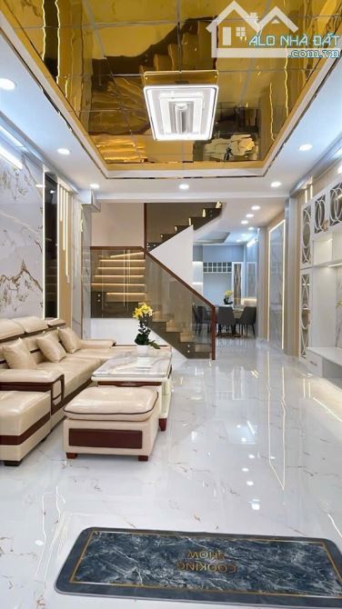 NHỈNH 6 TỶ - 60M2 NGANG 4M - HẺM 5M THÔNG - 3 TẦNG - MỚI ĐẸP - HUỲNH TẤN PHÁT - PHÚ THUẬN - 1