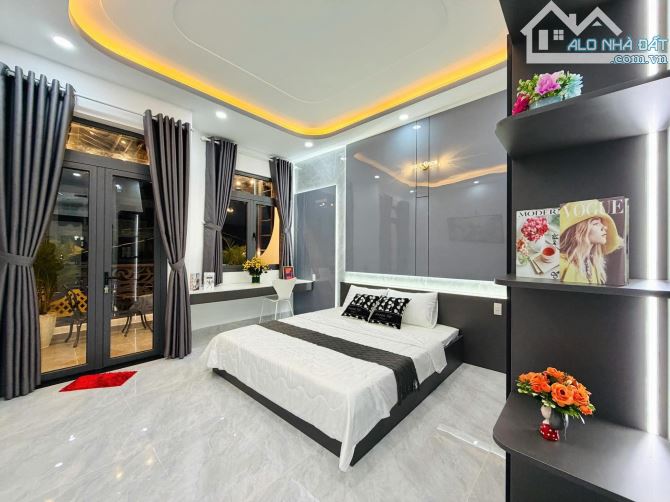 4x14m nở hậu sổ công nhận 55m2 giá 5,38 tỷ 3 tầng 3 phòng ngủ đường Lê Văn Thọ P11 Gò Vấp - 15