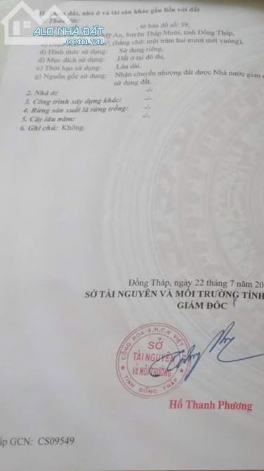 CHÍNH CHỦ BÁN ĐẤT ĐƯỜNG VÕ THỊ SÁU – KHU HÀNH CHÍNH MỸ AN, THÁP MƯỜI, ĐỒNG THÁP - 6