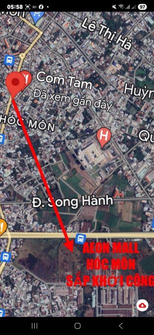 👉BÁN 🏠 MTKD THỊ TRẤN HỐC MÔN 111m(6.2 x 18.5m)SỔ ĐẸP NHƯ NGỌC TRINH- GIÁ: 12,5 TỶ. - 2