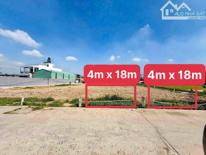 Lô đất Thạnh Xuân 24, DT 4x18 (CN thổ cư 59m), hẻm xe Hơi, mặt tiền kênh giá 3ty68 - 2