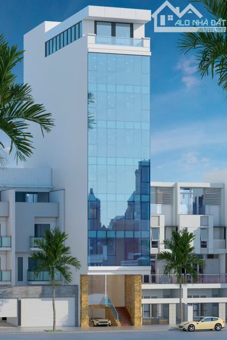 Bán Toà Nhà Đồng Bát Cầu Giấy 130M-8 tầng-mặt tiền 6.5 M kinh doanh văn phòng - 2