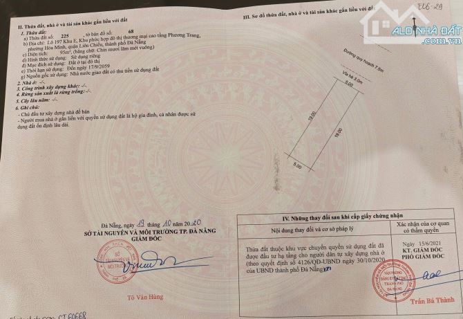 Bán đất Hoà Phú 29 – trục thông Nguyễn Sinh Sắc Liên Chiểu Đà Nẵng - 2