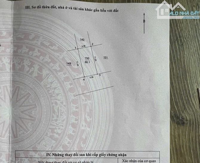 60,1m khu vườn cây đông Sơn đường ô tô tránh - 2