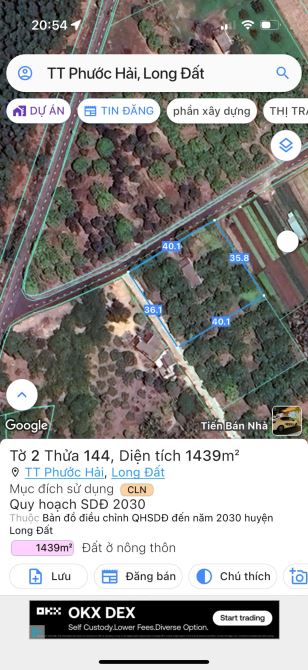 LÔ GÓC THỊ TRẤN PHƯỚC HẢI - VIEW NÚI SIÊU ĐẸP - GẦN BIỂN PHƯỚC HẢI 🌈🌈🌈  LÔ GÓC 1439M2 - - 3