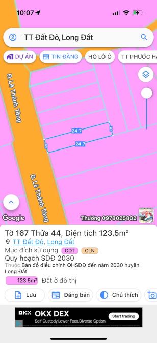 MẶT TIỀN LÊ THÁNH TÔNG - TRUNG TÂM THỊ TRẤN ĐẤT ĐỎ - BRVT ( NAY LÀ XÃ ĐẤT ĐỎ - TP HCM) 🌈 - 3