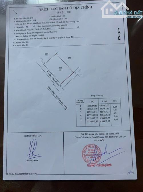 CHÍNH CHỦ GỬI BÁN LÔ 2 BỜ KÈ PHƯỚC HẢI - ĐI BỘ RA BIỂN 30M 🌈🌈🌈Lô góc 51m2 - 3