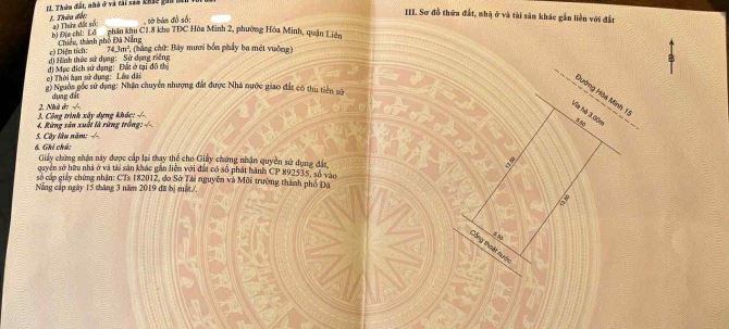 💎Cần bán lô đất MT đường Hòa Minh 15.Đà Nẵng - 3