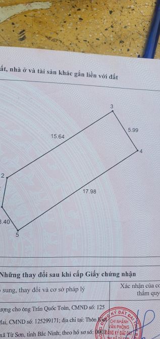7.8 tỷ /105 M2/ 20 M tiền/ Phù Khê Thượng/ Bắc Ninh - 3