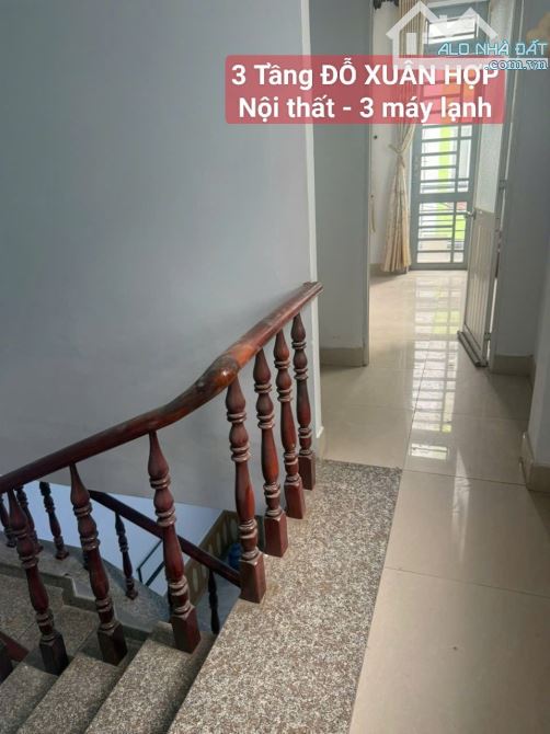 Nhà 3 TẦNG Đỗ Xuân Hợp - 3 máy lạnh, nội thất cơ bản - 3