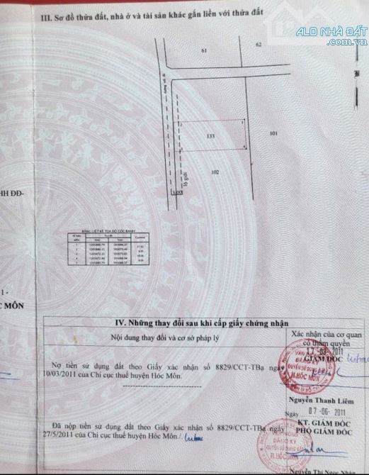 Bán lô đất thổ cư Nguyễn Thị Ngâu, Hóc Môn, Diện tích 144m2, giá 4,7 tỷ - 3