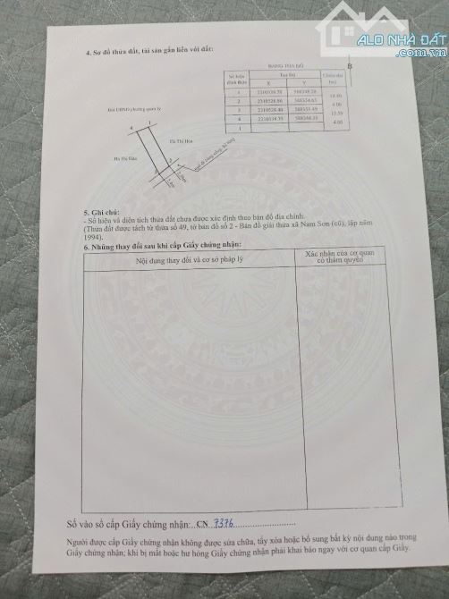 TDP Cách Thượng - Nam Sơn - An Dương gần 60m2 đất ngõ 2,5m giá chỉ 950 triệu - 4