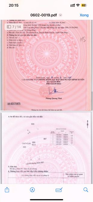 BÁN GẤP LÔ ĐẤT BA MÔ-HƯƠNG SƠN-BÌNH XUYÊN👉CÁCH KCN THĂNG LONG 3👉500M DT122M GIÁ 1,1 TỶ - 14