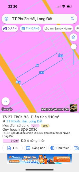 THỊ TRẤN PHƯỚC HẢI - LONG ĐẤT - BRVT ( Nay là xã Phước Hải - TP HCM) - 4