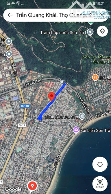 VIP BIỂN! BÁN ĐẤT TẶNG NHÀ 370M2 – 14,83 TỶ - ĐƯỜNG NHỰA 5M TRẦN QUANG KHẢI - Q. SƠN TRÀ - 4