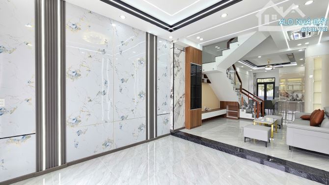 Bán nhà 1 trệt 2 lầu KDC Hiện Hữu, p.An Phú, Tp.Thuận An chỉ 4tyy600 TL M6958 - 4