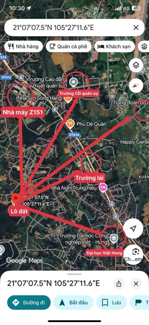 Bên em ra hàng 5 lô F0 đất ở Đô Thị Hà Nội, Phường Xuân Khanh, Sơn Tây 100-132,4m 1,85 tỷ - 5