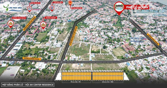Bán đất mặt tiền đường Lê Hồng Phong nối dài trục 13,5m, khu Lâm Sa - Tu Lễ - Tp.Hội An - 5