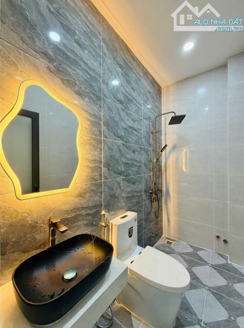 4x14m nở hậu sổ công nhận 55m2 giá 5,38 tỷ 3 tầng 3 phòng ngủ đường Lê Văn Thọ P11 Gò Vấp - 6
