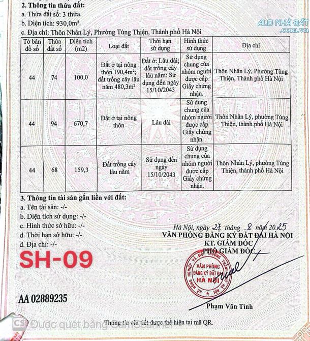 Bên em ra hàng 5 lô F0 đất ở Đô Thị Hà Nội, Phường Xuân Khanh, Sơn Tây 100-132,4m 1,85 tỷ - 8