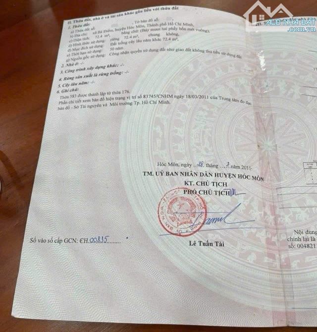 ● BẾN XE AN SƯƠNG CÁCH 1KM BÁN NHÀ 700 TRIỆU CÓ SỔ SẴN ● - 8