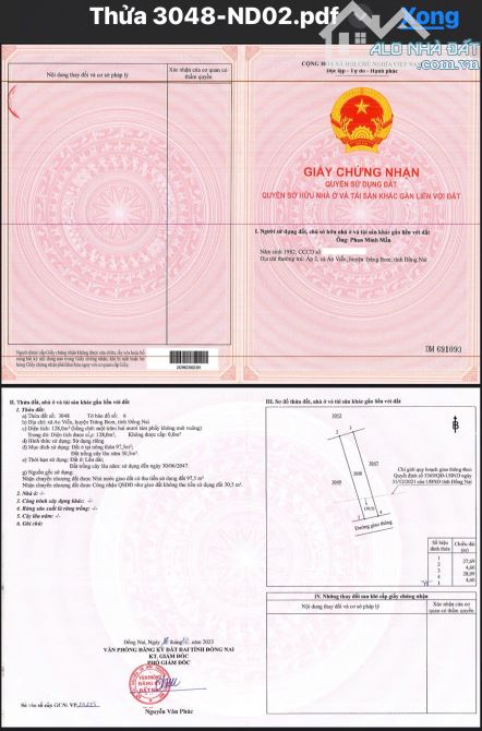 An Viễn, 4 nền liền kề đường to 10m, Đông Nam. sổ sẵn, vay 70% / gía bán 1.527 tỷ - 8