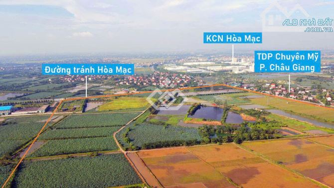Bán đất trong KCN Châu Giang, Thị xã DUy Tiên, Tỉnh Hà Nam. Giá: 115$/m2