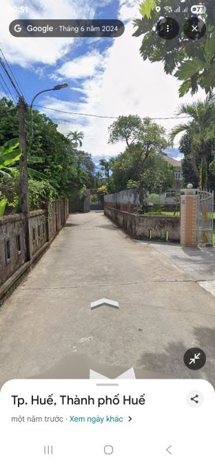 Bán đất kiệt 24 Nguyễn Phúc Nguyên. Cách cầu Nguyễn Hoàng 200m. Khổ 245m2 (ngang 15m)