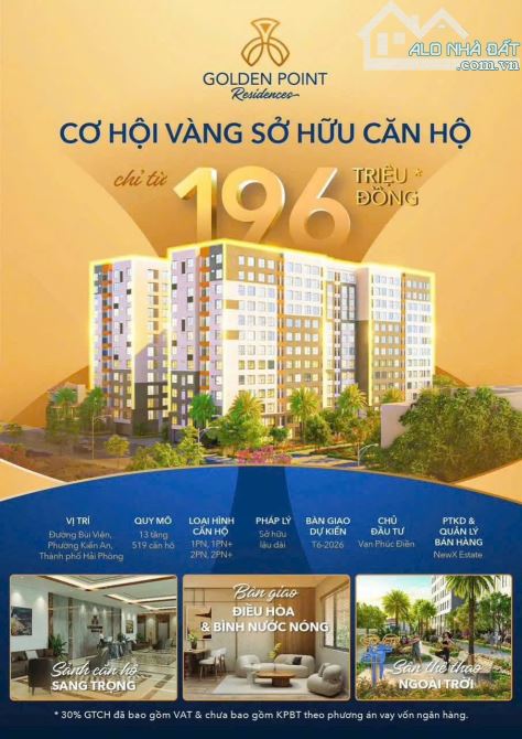 Nhà ở xã hội Golden Point Residences Đồng Hòa - 3