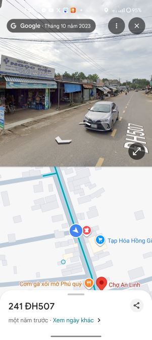 Bán đất mặt tiền đường DH507 ngay kế bên trợ An Linh chỉ 590tr
