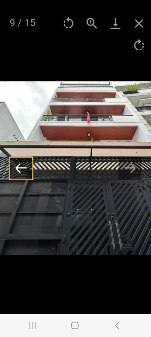 Nhà hẻm ba gác, 37m2 , 5 lầu , Bình Thạnh , giá 8.3 tỷ.