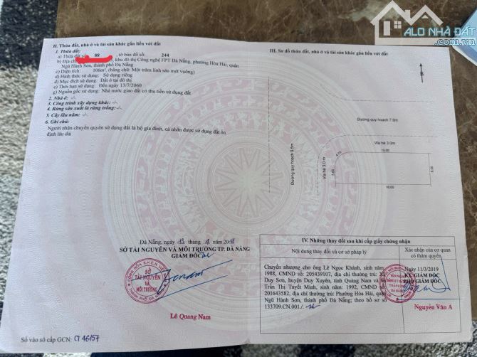 🔥 BÁN LÔ GÓC SIÊU ĐẸP – KHU FPT VIP 🔥