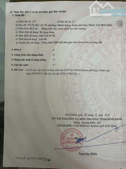 Cần bán nhà hẻm rộng, cạn Hàn mặc tử