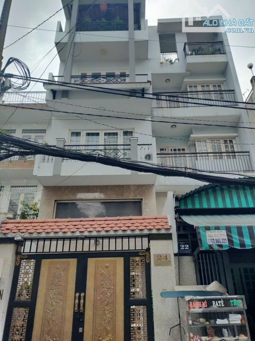 Bán Nhà HXH Phó Cơ Điều Quận 5 DT:4x17m- 4 Tầng Giá 23 tỷ tl